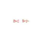 Pink Juliette Bow Stud