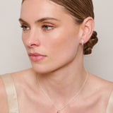 Silver Crystal Shooting Star Earring