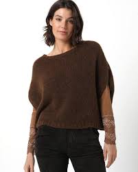 Alpaca Wool Blend Vest-Chocolate