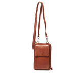 Rugged Hide Saturn Phone bag-Brandy