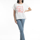 Tee Embellished-Silver Star