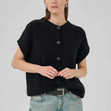 Siva OS Knit Cardigan (Black)