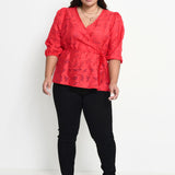 Irena Wrap Blouse