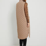 Severina Quilted Waistcoat - Tan