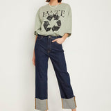 Dekota 121 Xhigh Wide Jean - Dark Blue