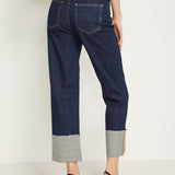 Dekota 121 Xhigh Wide Jean - Dark Blue