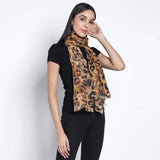 Digital Print Wool Scarf - Animal