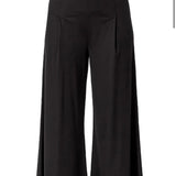 Donna Knit Palazzo Pant - Black