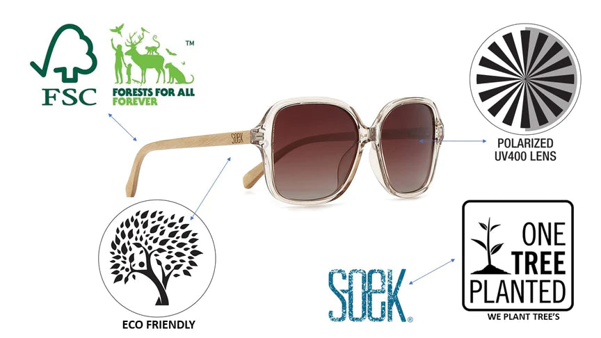 SOEK Riveria Sunglasses - Ivory