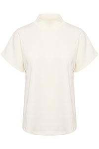 Elle Collar Blouse - White