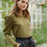 Marilla Blouse - Olive