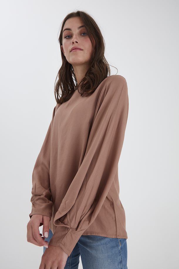 Elle Blouse - Soft Brown