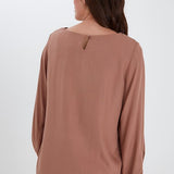 Elle Blouse - Soft Brown