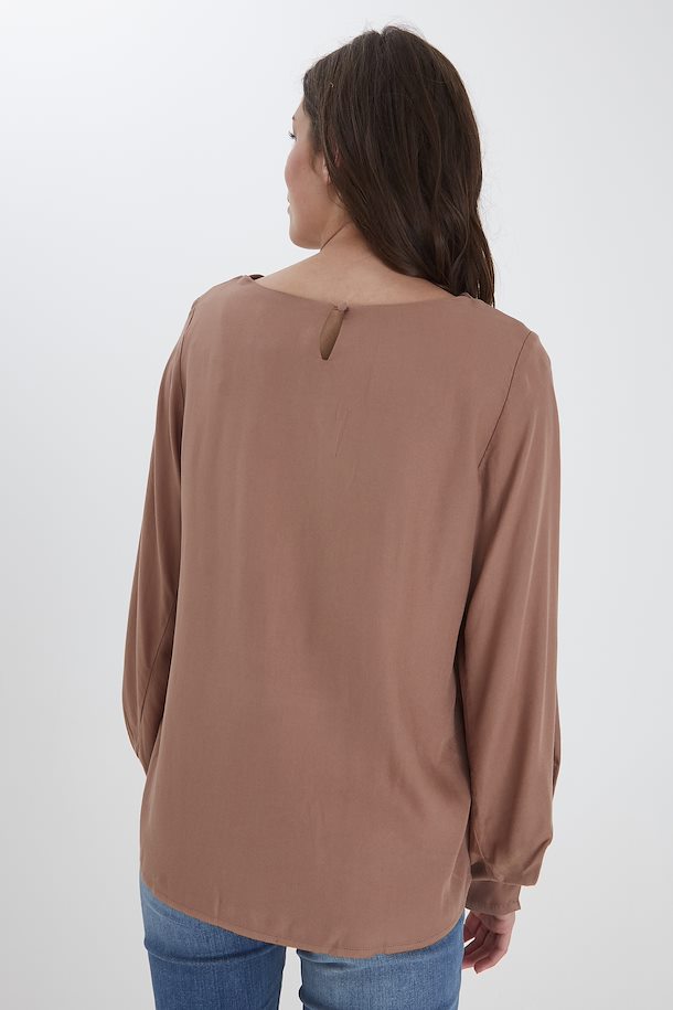 Elle Blouse - Soft Brown