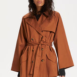 Chicago Short Trenchcoat - Rubber