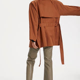 Chicago Short Trenchcoat - Rubber
