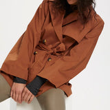 Chicago Short Trenchcoat - Rubber