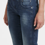 Stacia Curved Skinny - Blue