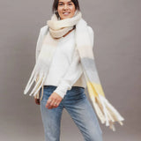 Plaid Natural Colours Scarf